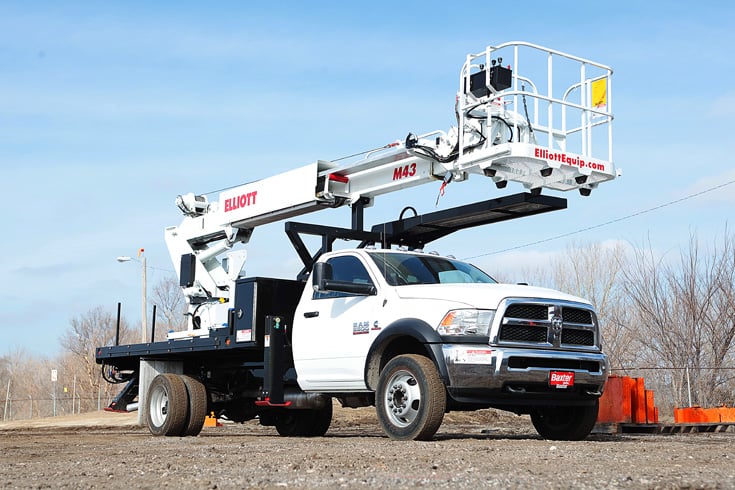 M 43 truck on construction site