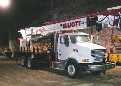 Elliott truck in north american salt mine