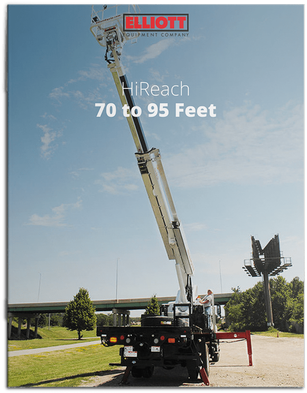 HiReach 70-95 Feet Brochure Cover