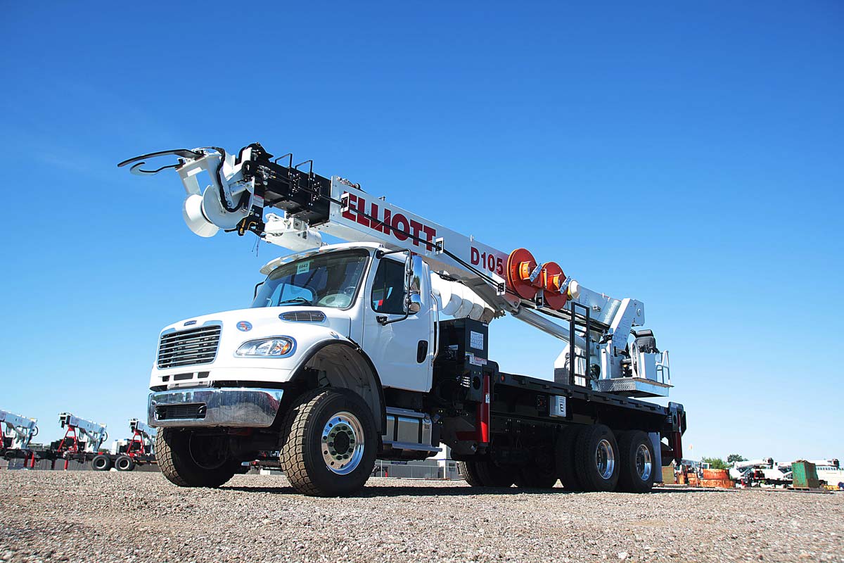 d 105 truck from front