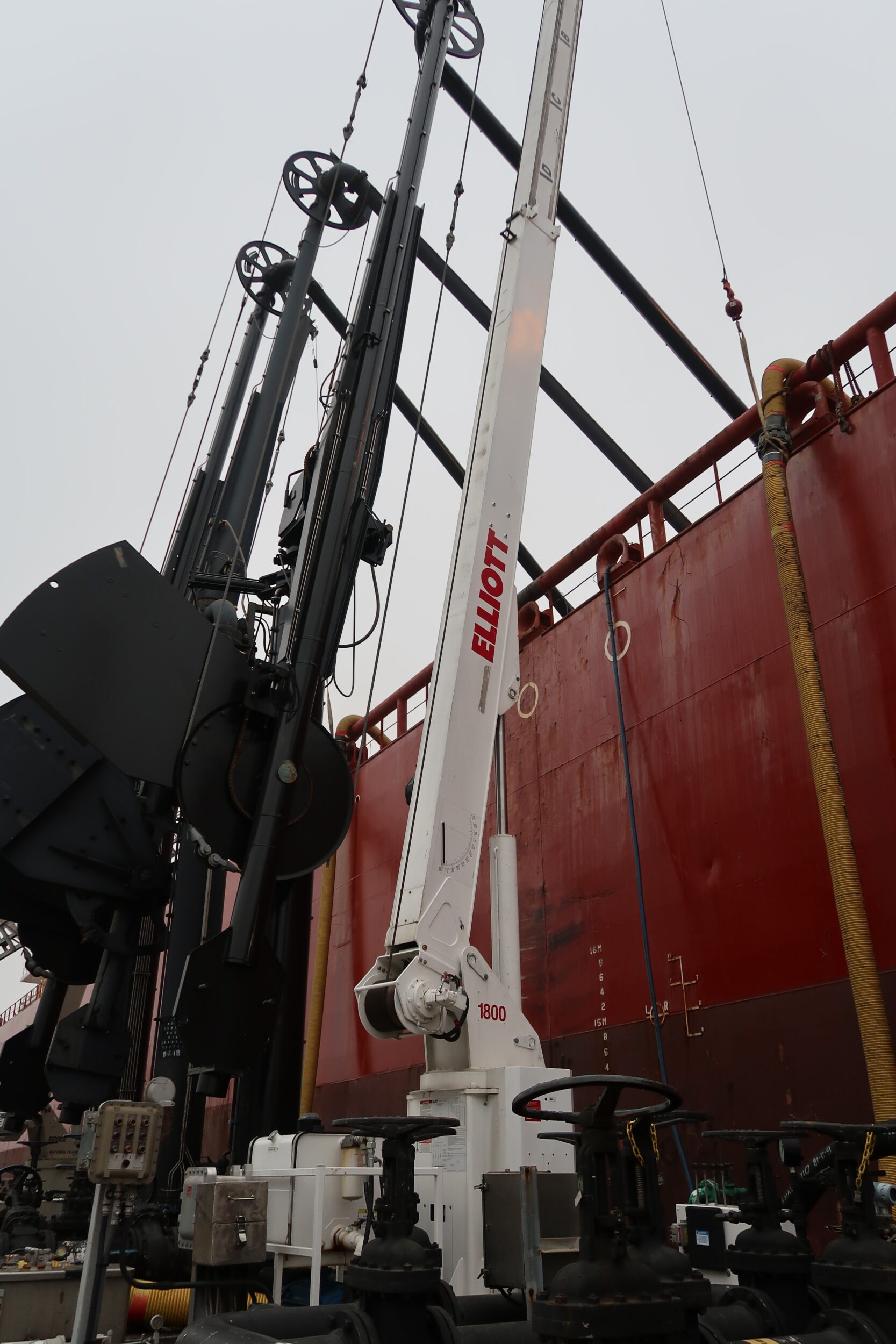 marine hose handling