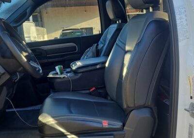 Used V63 HiReach aerial work platform interior