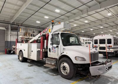 Pre-owned G40 HiReach aerial work platform front side view